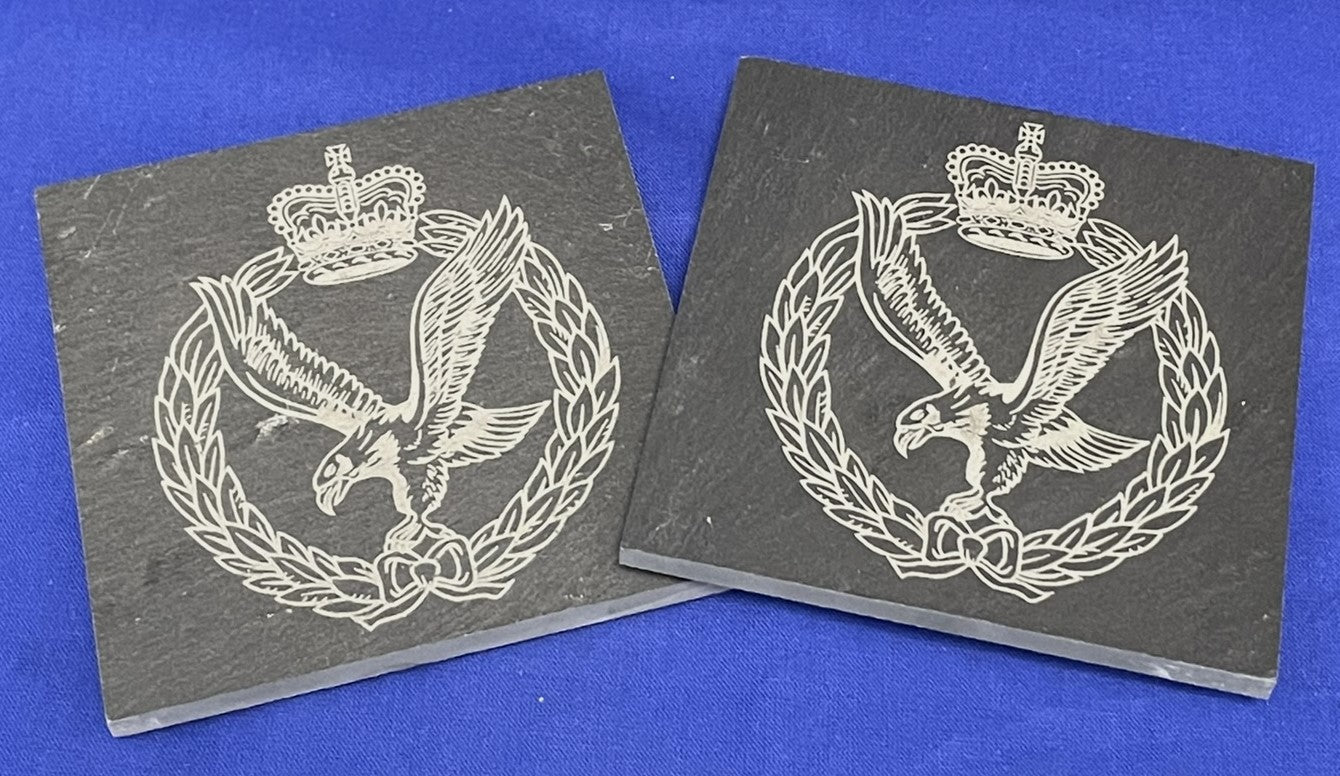 Regimental Slate Coasters (set of 6)