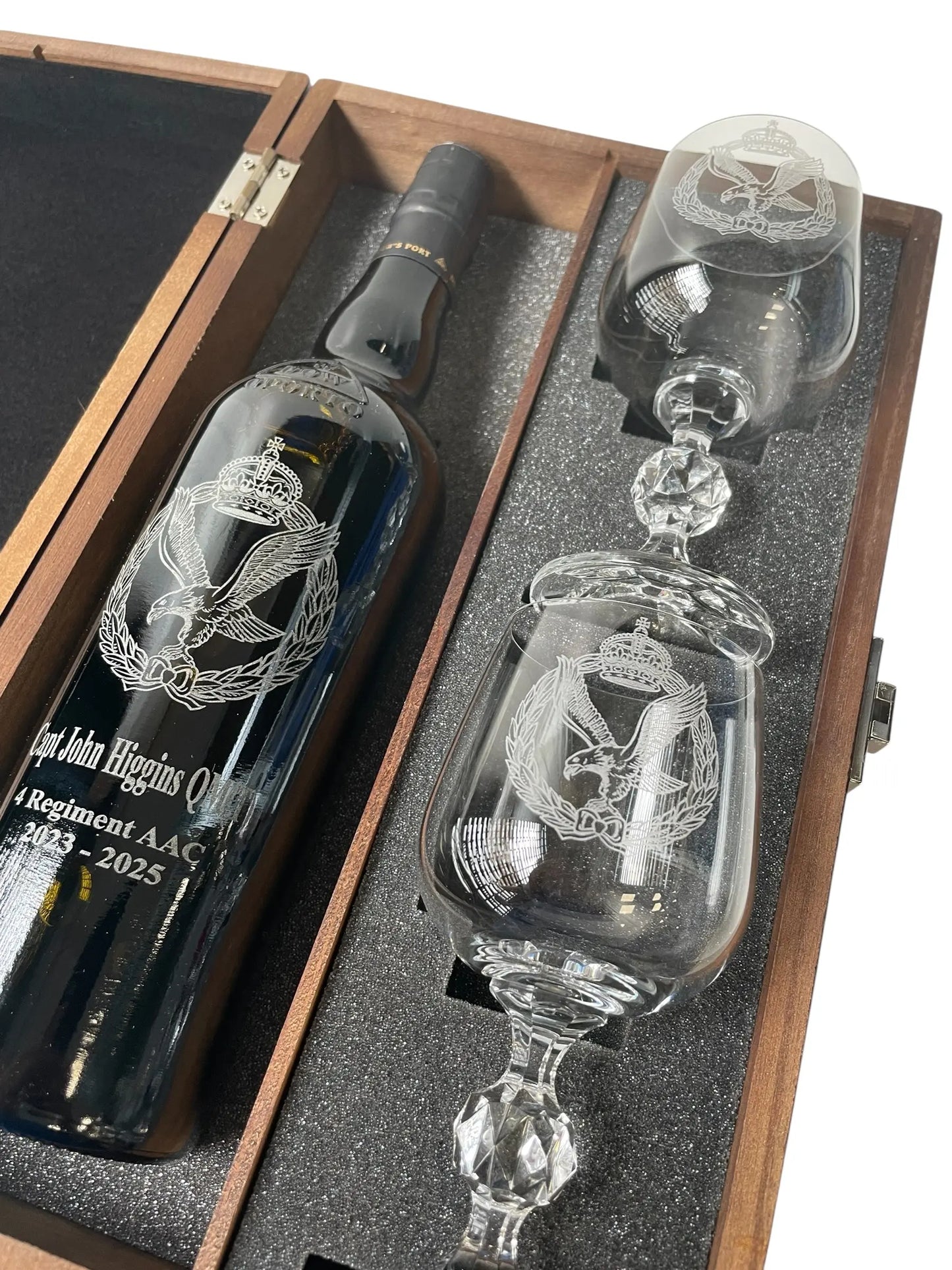 Army Air Corps presntation port bottle box.