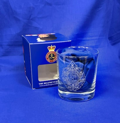 Argyll & Sutherland Highlanders whisky glass