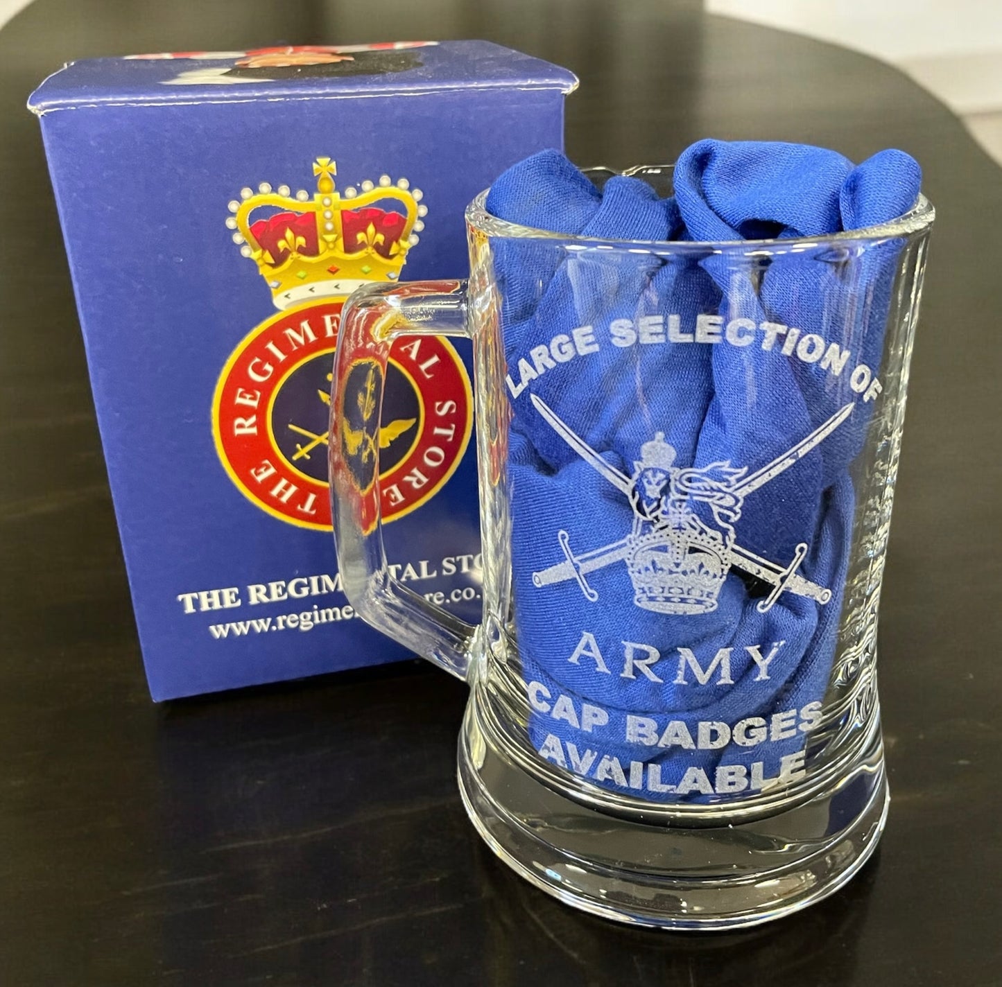 British Army Glass Beer Tankard Gifts