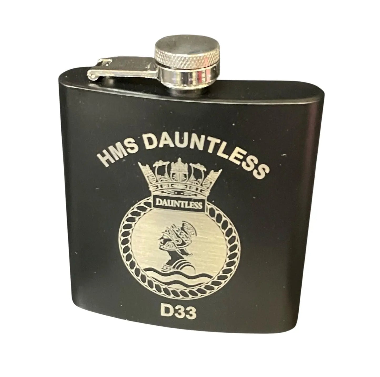HMS Dauntless Gift Hip Flaks