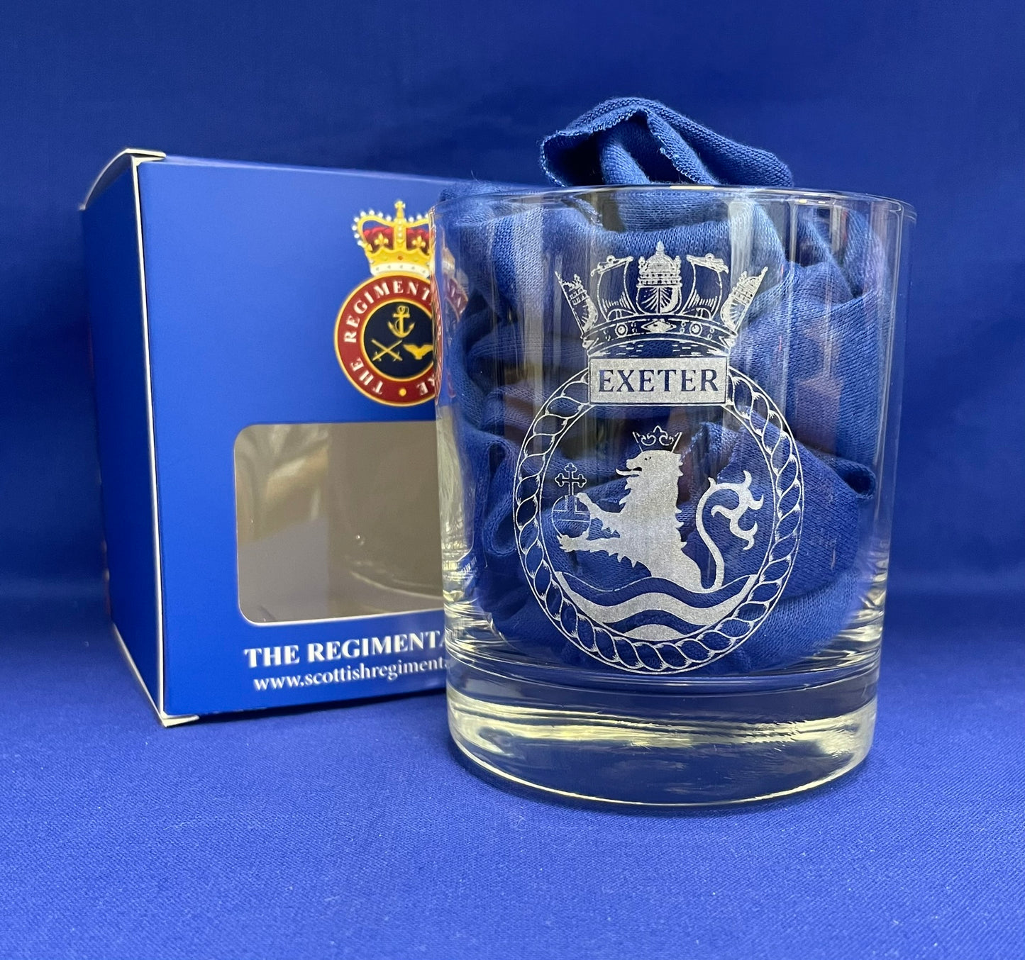 HMS Exeter Whisky Glass Gifts