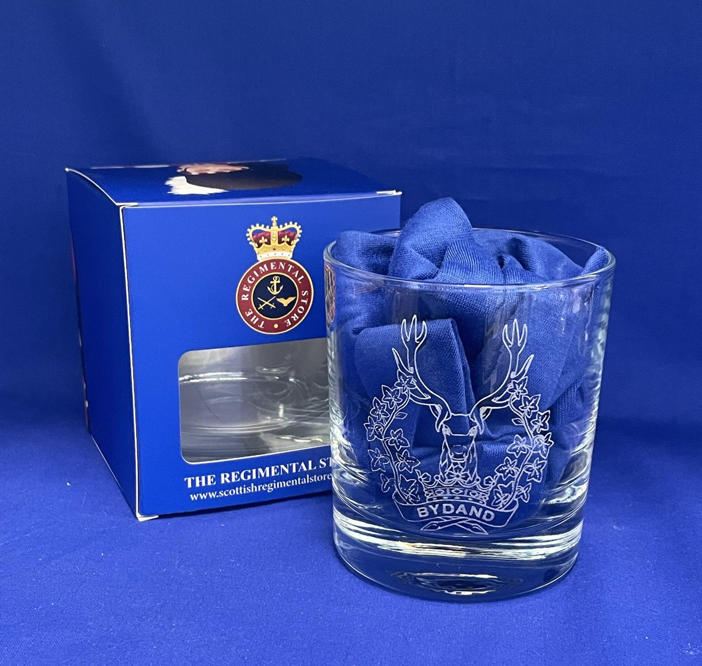 Gordon Highlanders whisky glass gifts