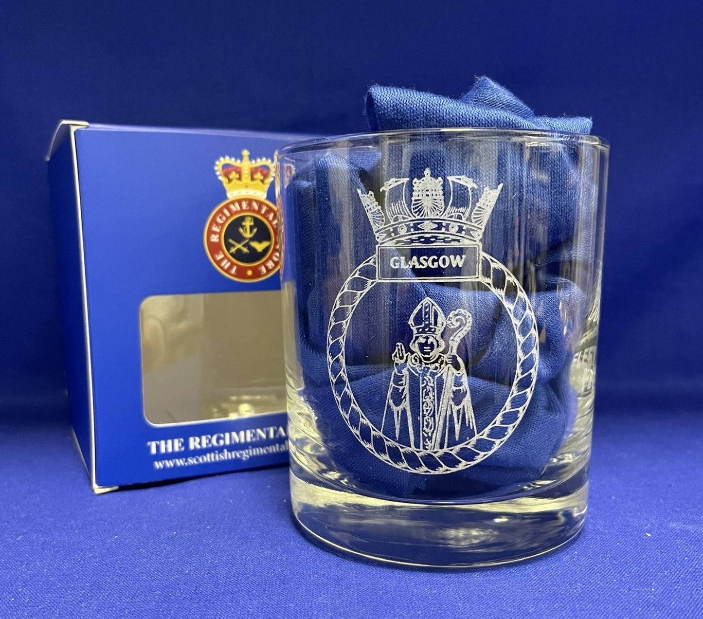 HMS Glasgow Whisky Glass Gifts