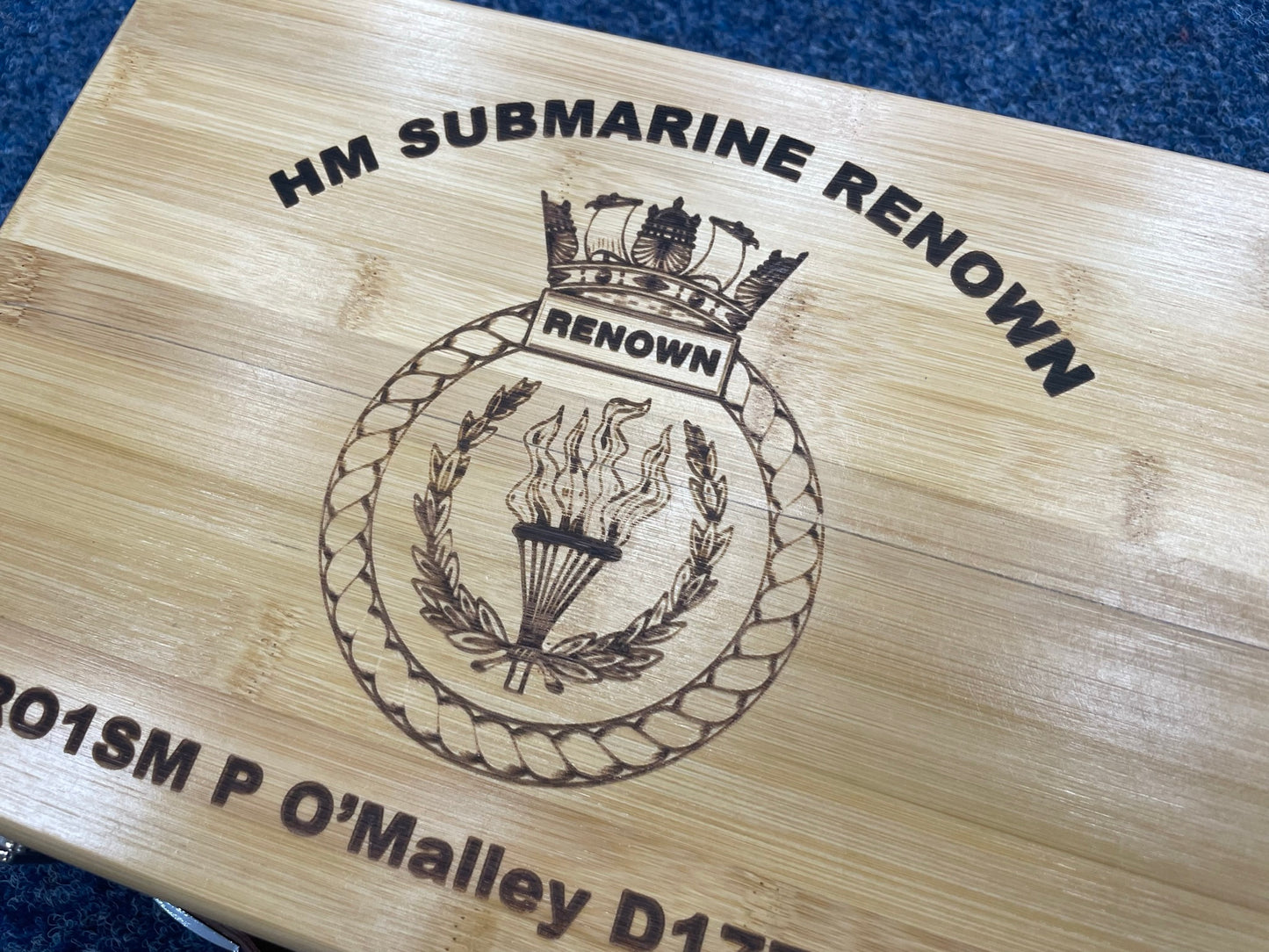 HMS Resolution Memorabilia Box.