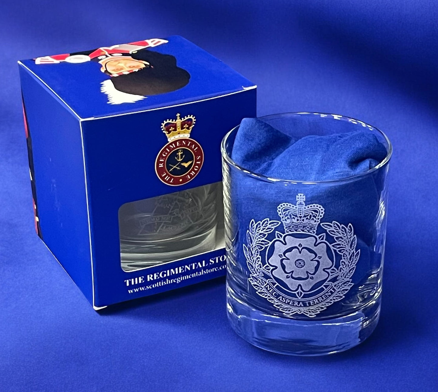 Duke of Lancaster Regiment Whisky Glass