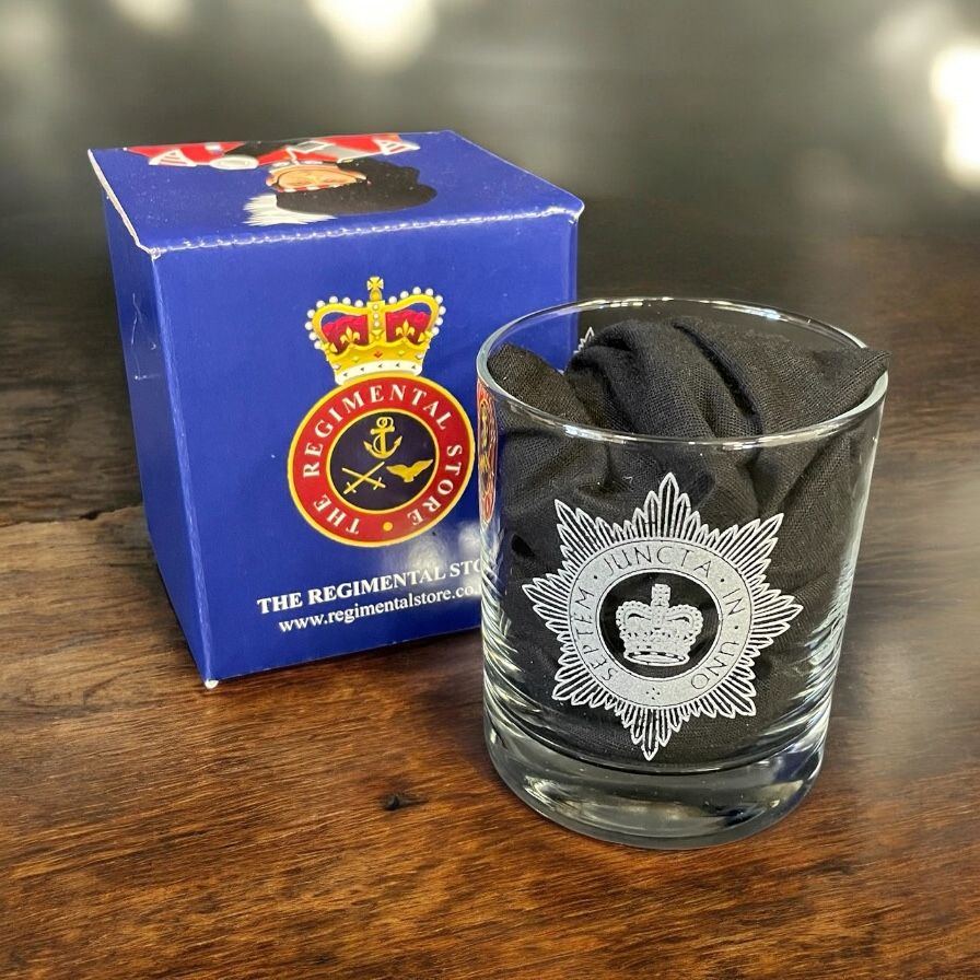 Guards Division whisky glass