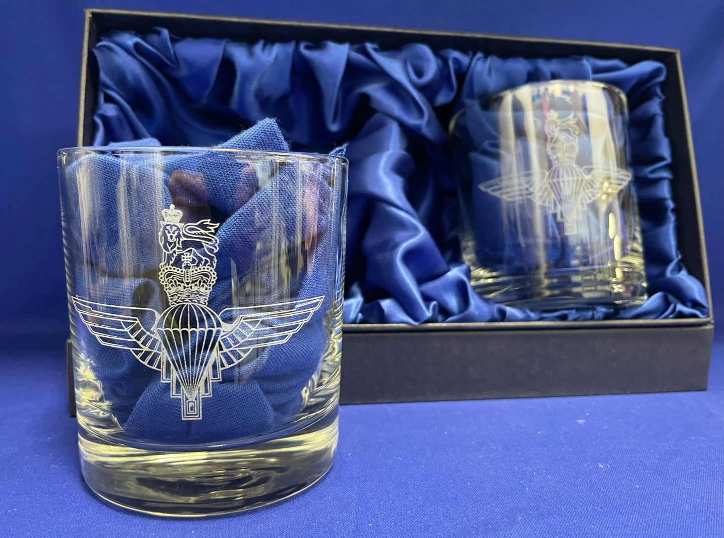 Infantry Regiment's Twin Whisky Glass Set