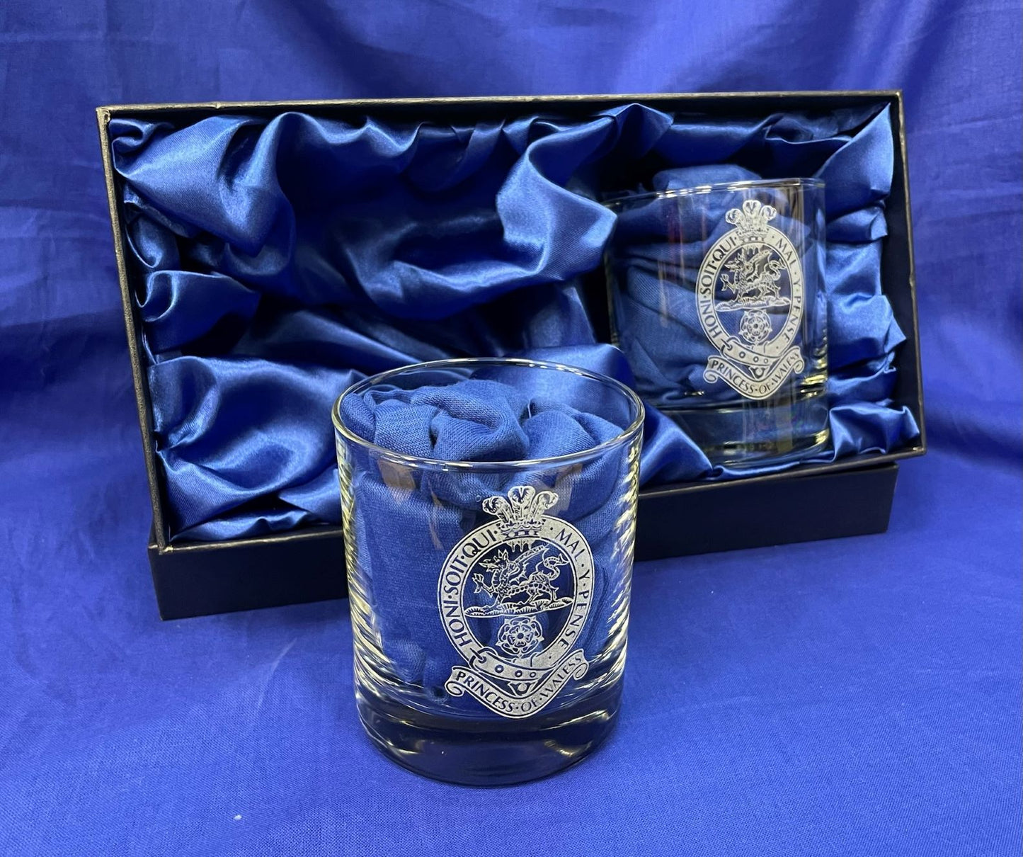 Infantry Regiment's Twin Whisky Glass Set