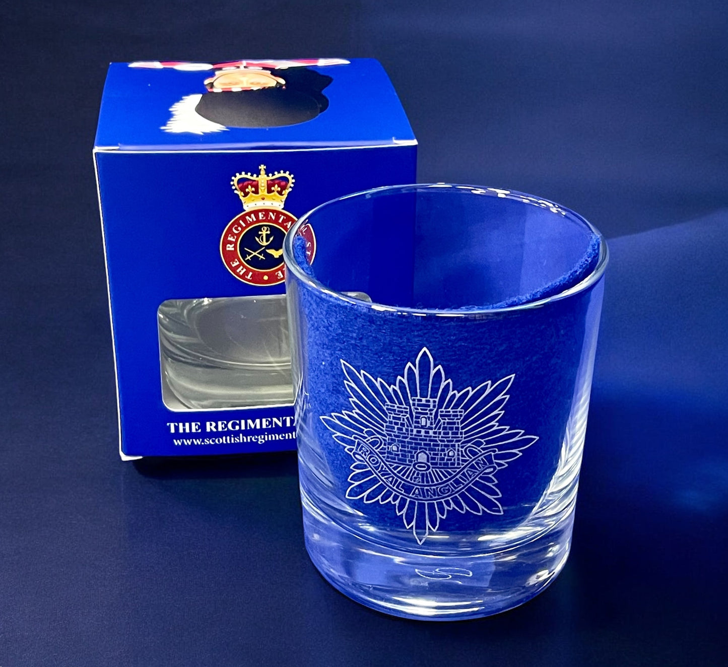 Royal Anglian Regiment Whisky Glass Gifts