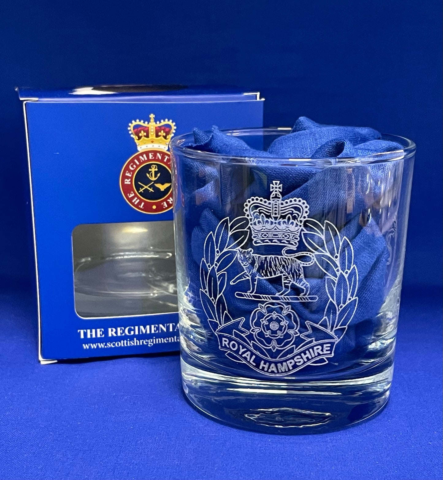Royal Hampshire Whisky Gift Glass