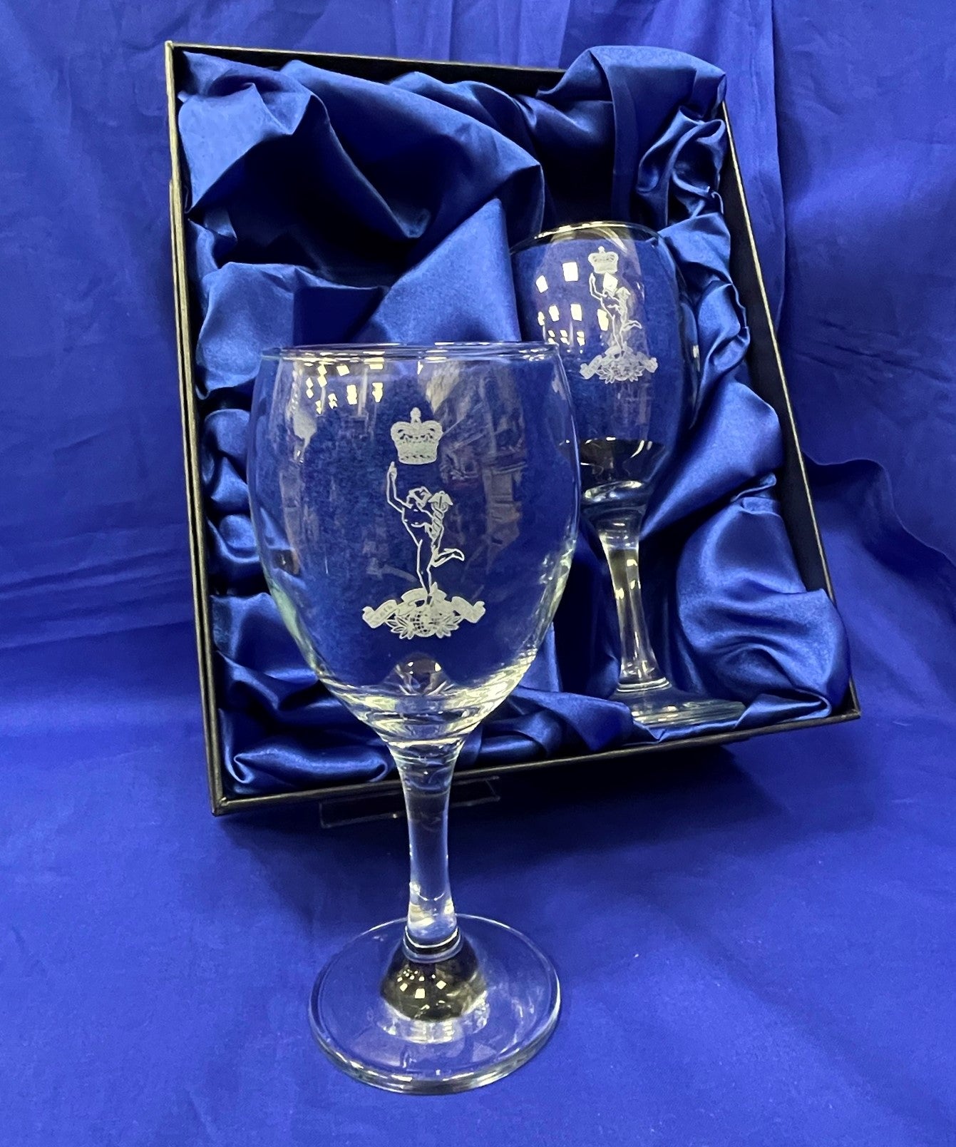 Royal Signals wine glasses