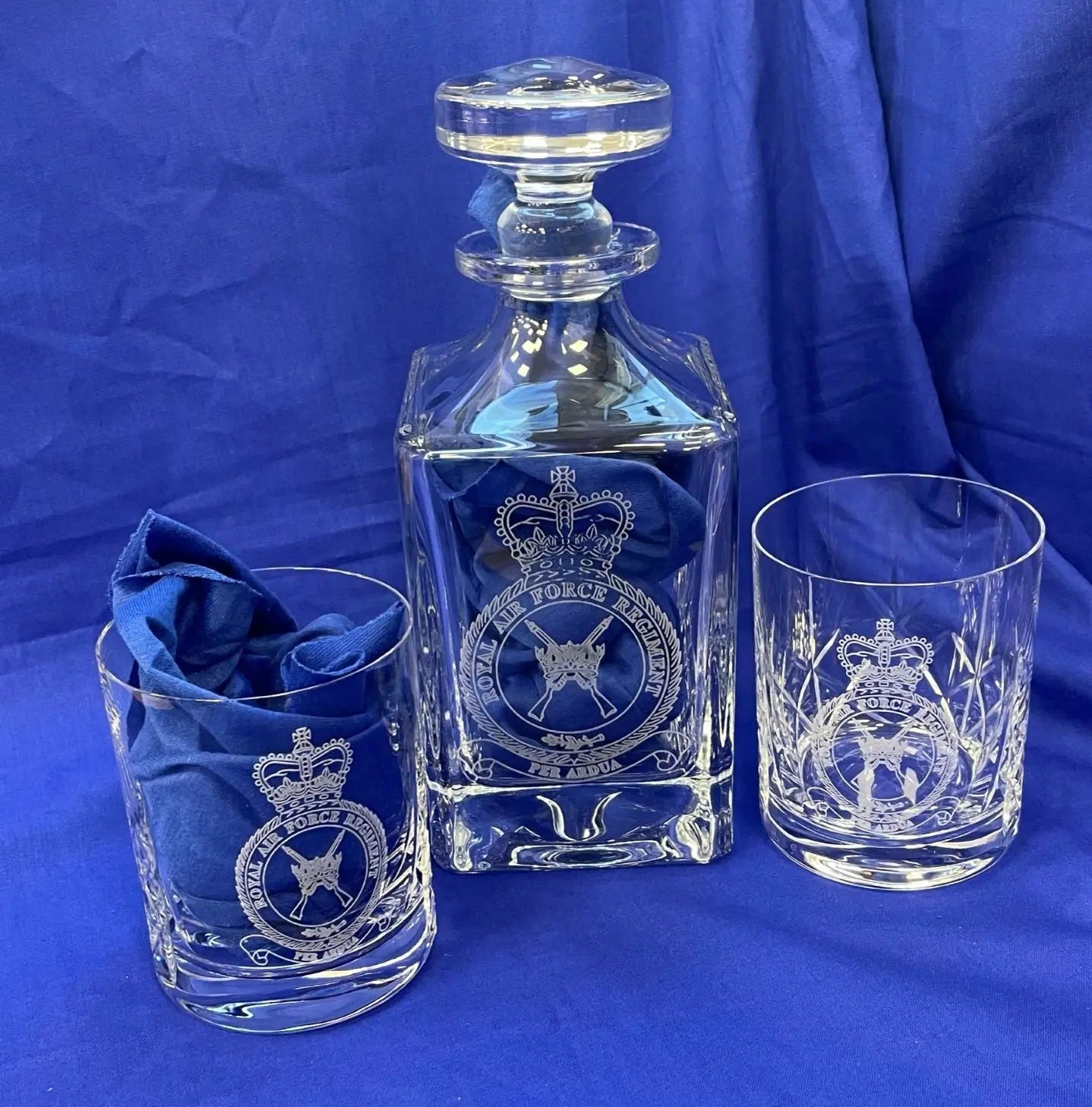 RAF - Square Cut Decanter Set The Regimental Store Ltd