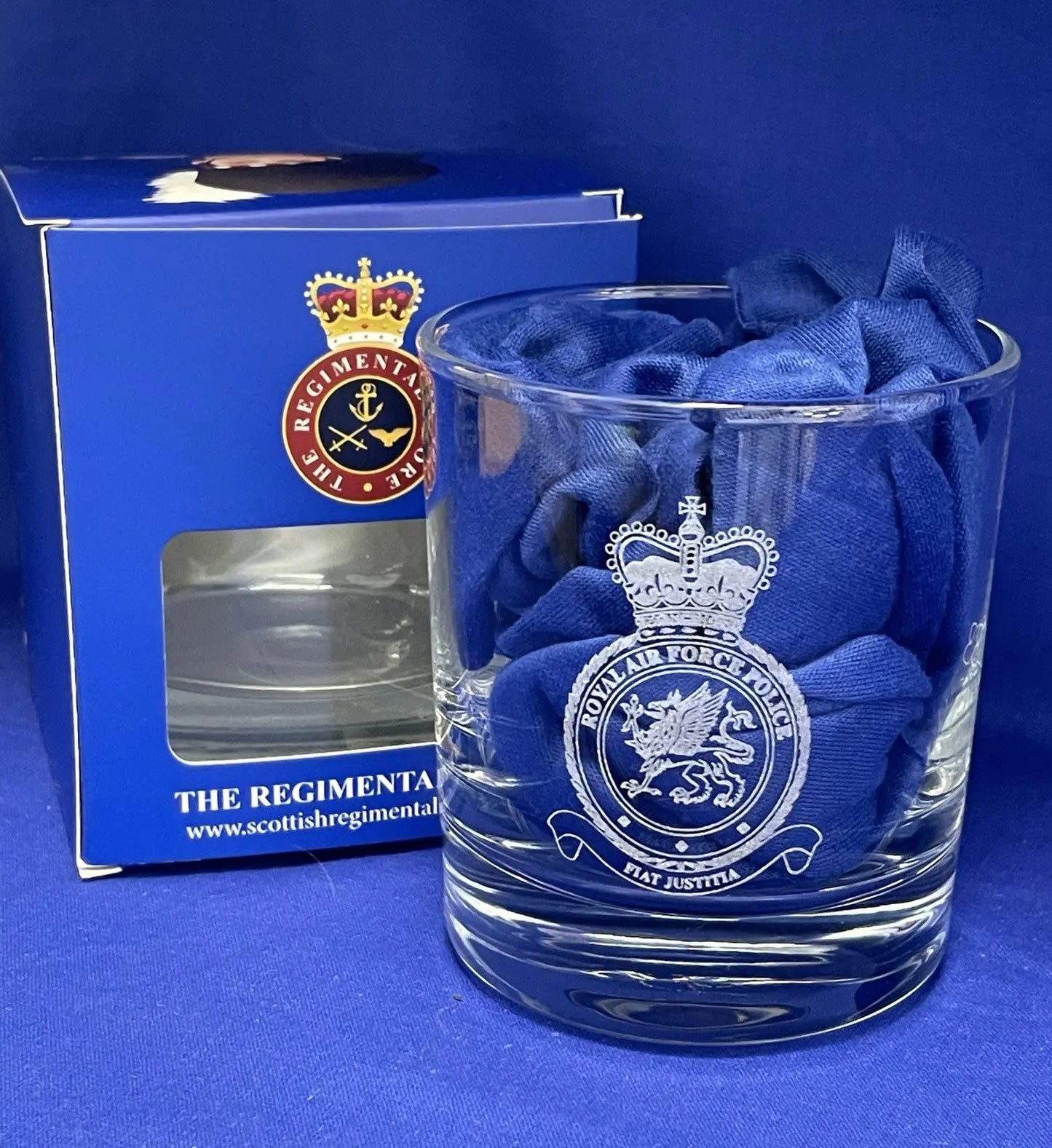 RAF Police whisky glass gifts