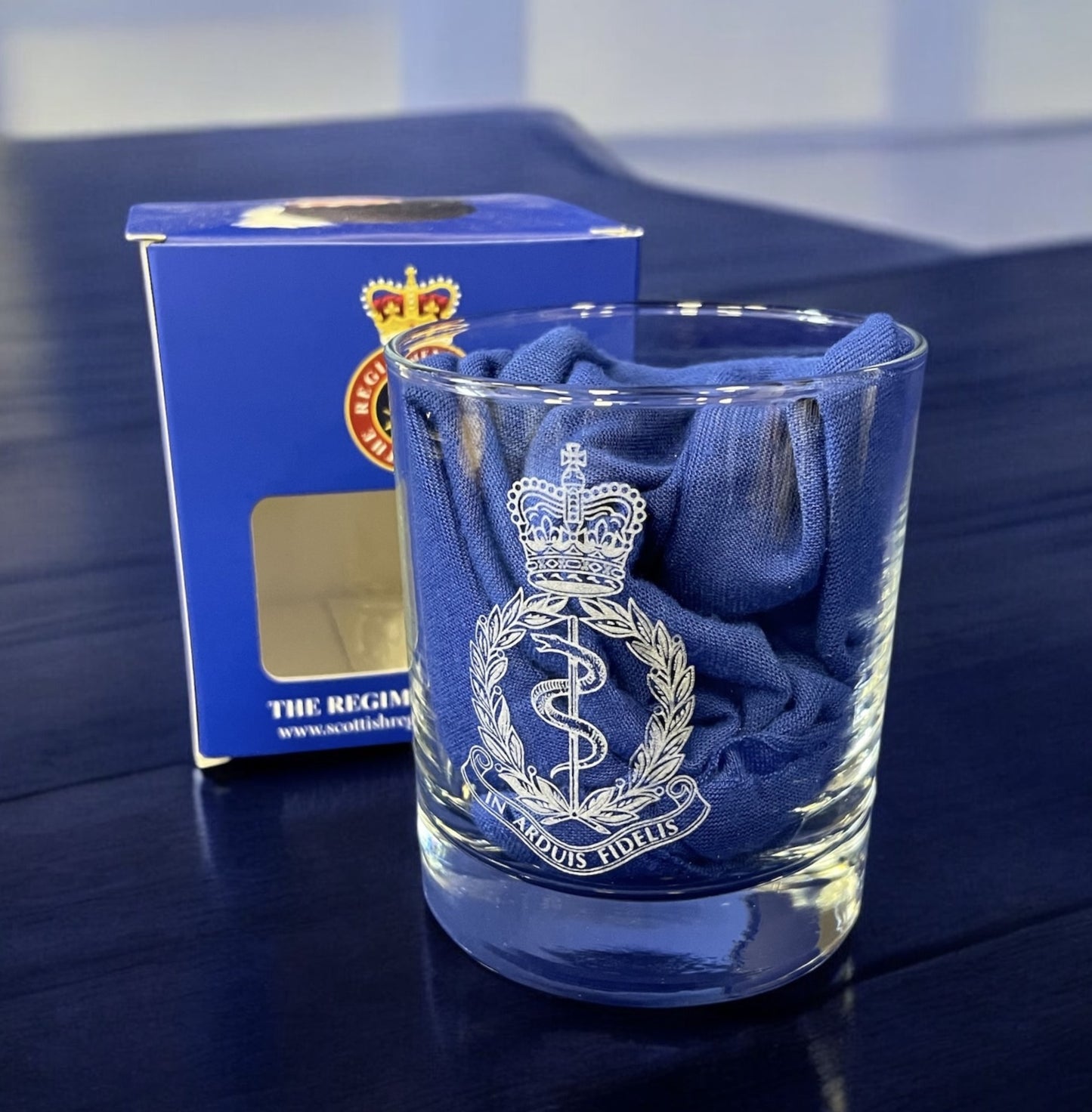 RAMC, Royal Army Medical Corps Whisky Glass