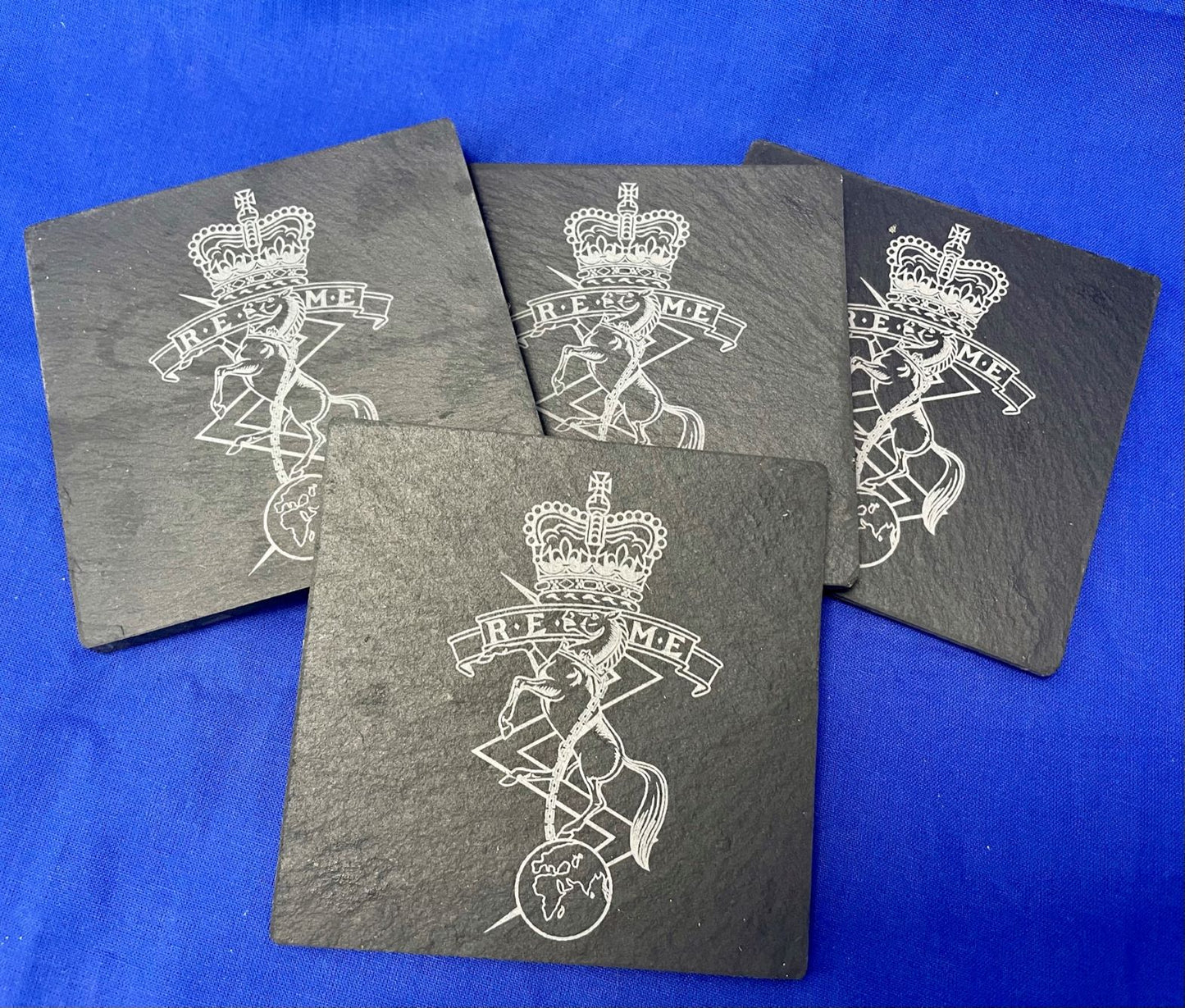 Regimental Slate Coasters (set of 6)