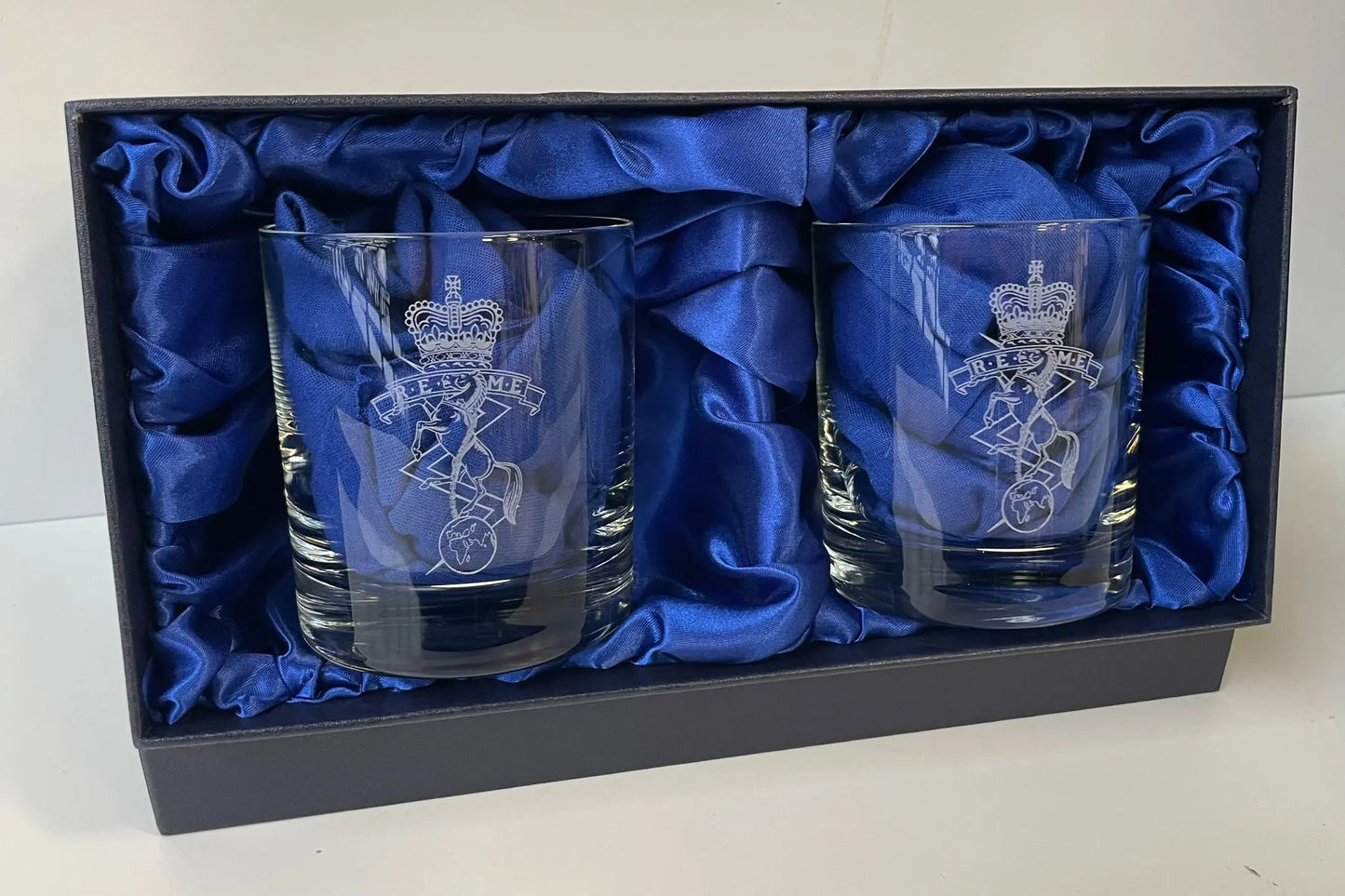 REME Whisky Glasses.