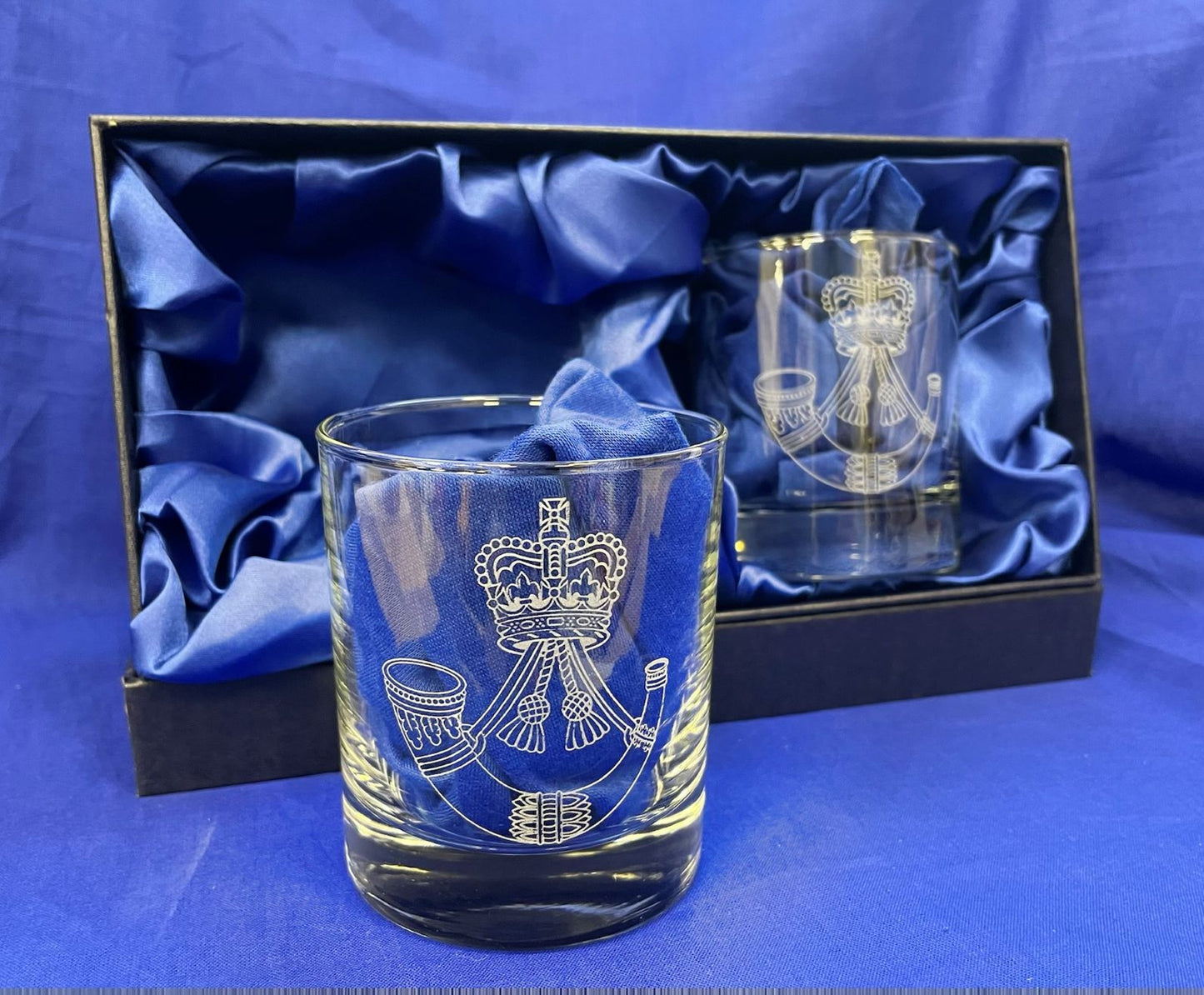 Infantry Regiment's Twin Whisky Glass Set