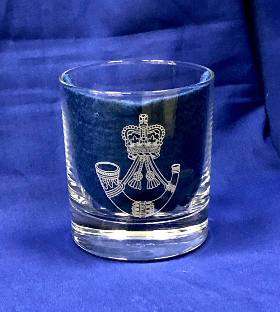 Rifles Regiment Whisky Glass
