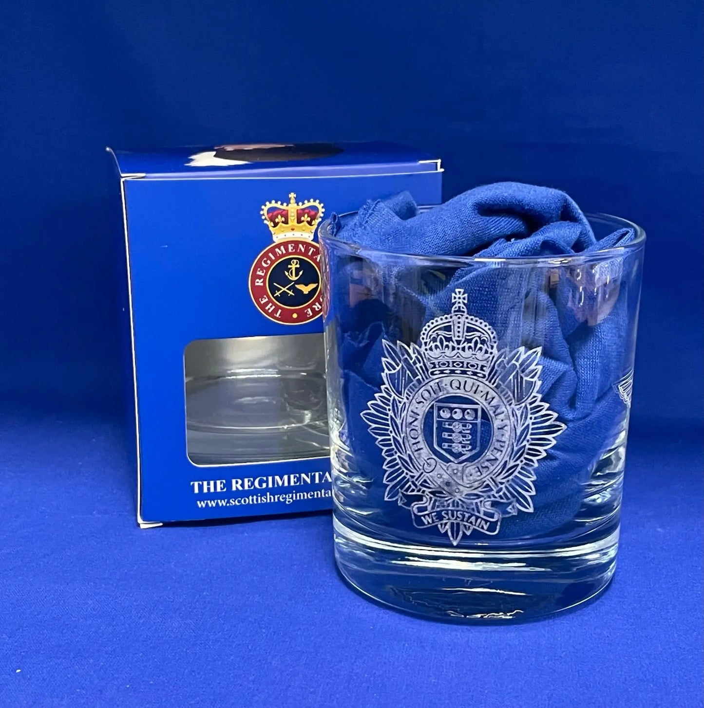 RLC Whisky Glass & Twin Glass Set The Regimental Store Ltd