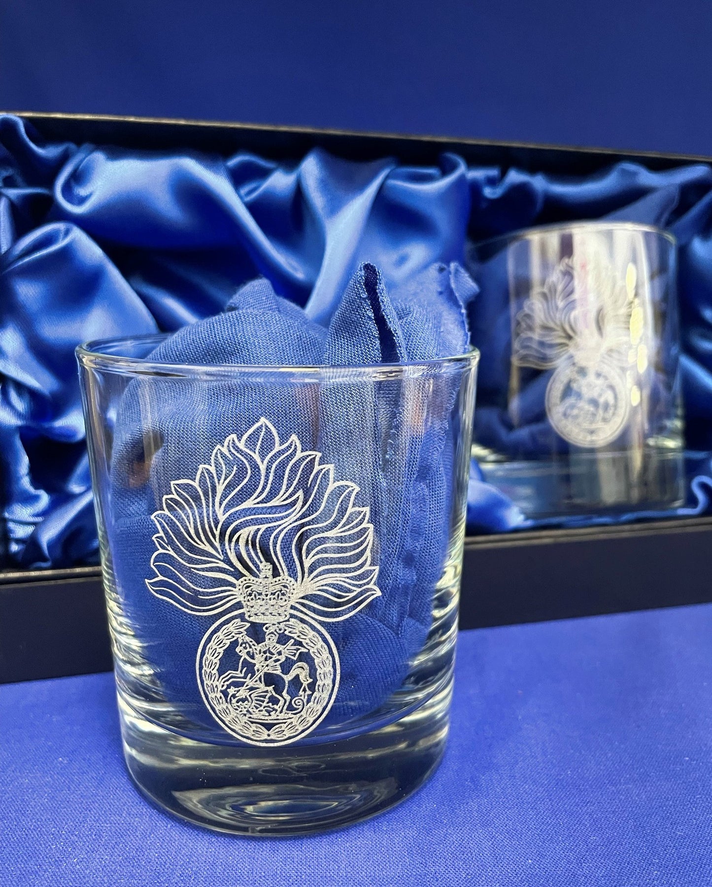 Infantry Regiment's Twin Whisky Glass Set