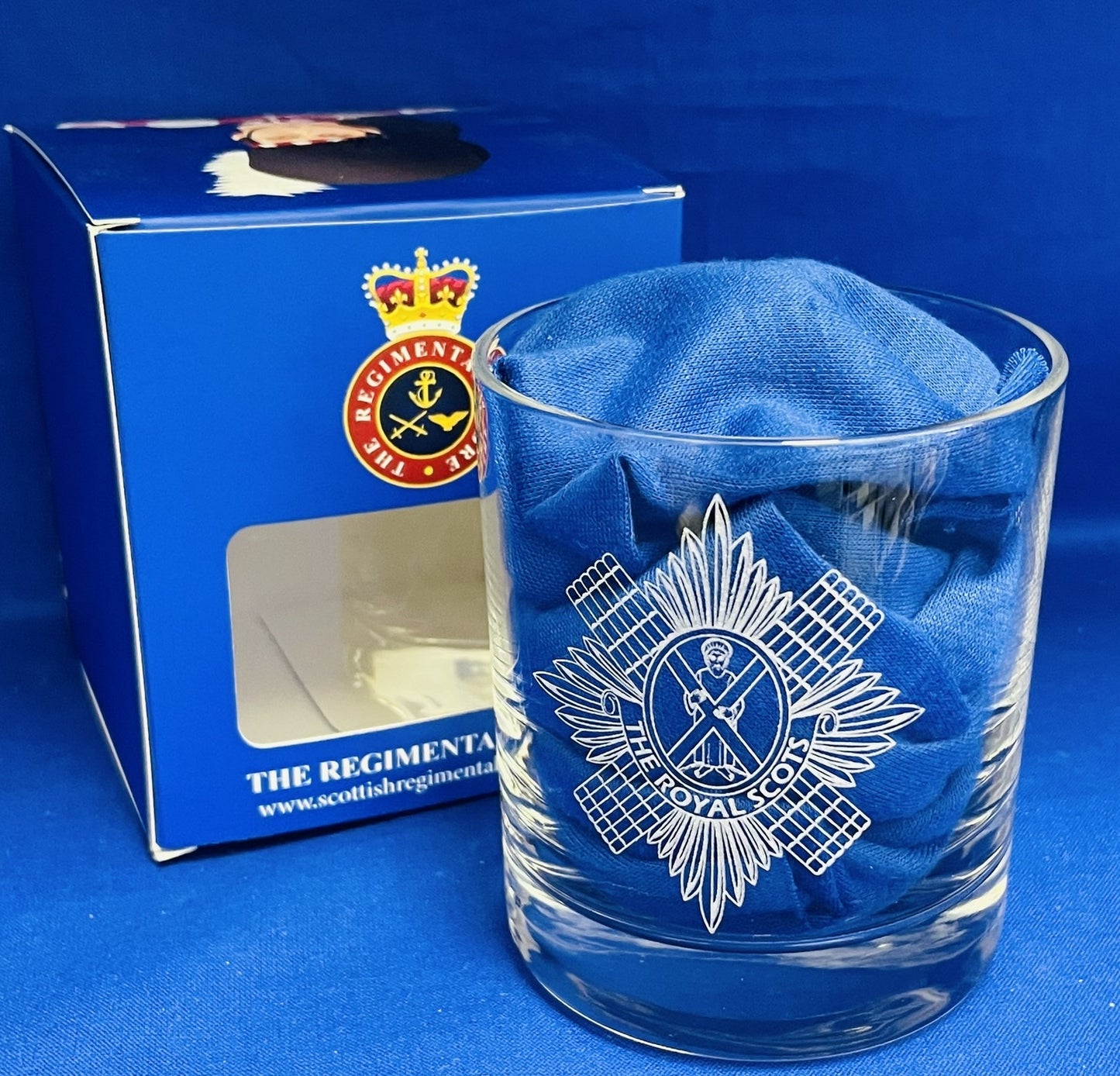 Royal Scots whisky glass gifts