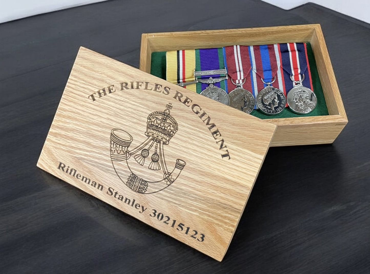 Rifles Regiment Medal Box