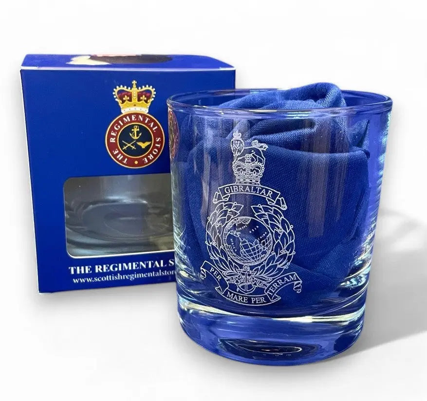 Royal Marines Gift Whisky Glass