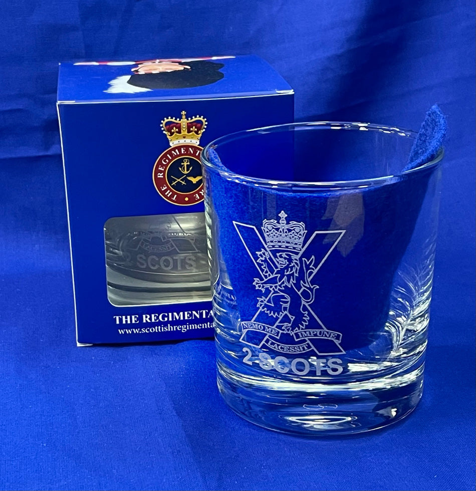 Royal Regiment of Scotland whisky glass SCOTS gifts
