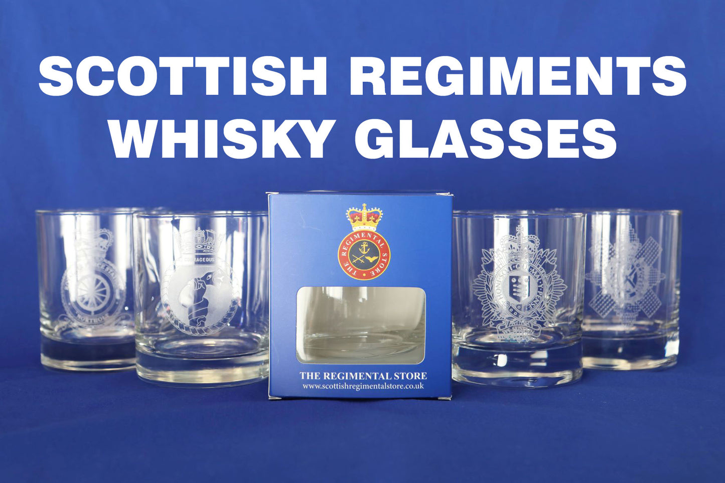 scottish regiments whisky glass