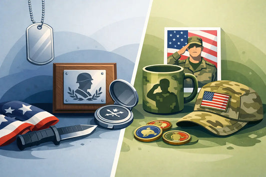 Engraved Versus Printed Military Gifts Compared