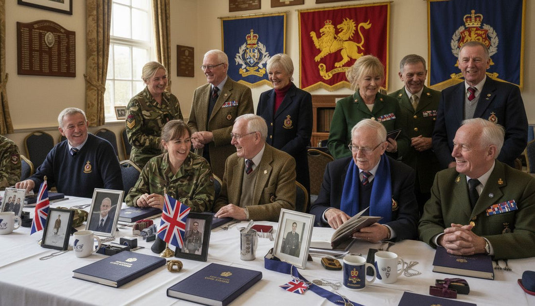 military reunion table event