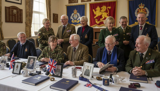 military reunion table event