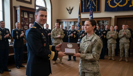 military gifting ceremony