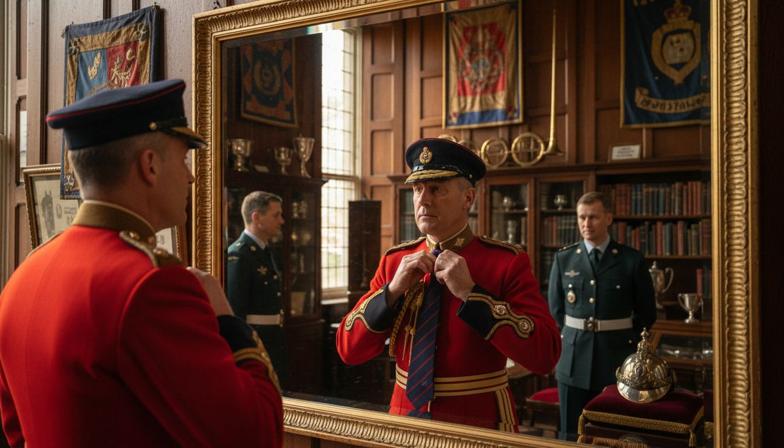 British regimental tie