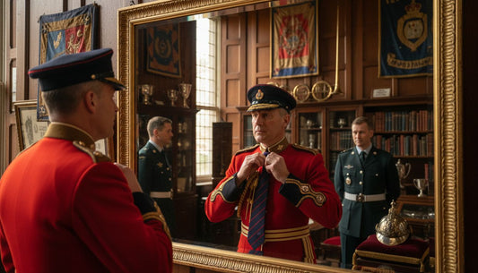 British regimental tie