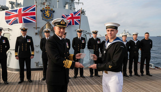 Royal Navy gift ceremony