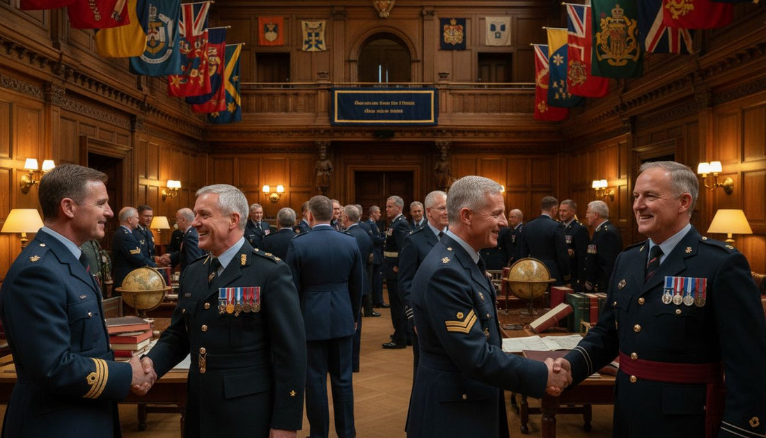 british regimental tie real