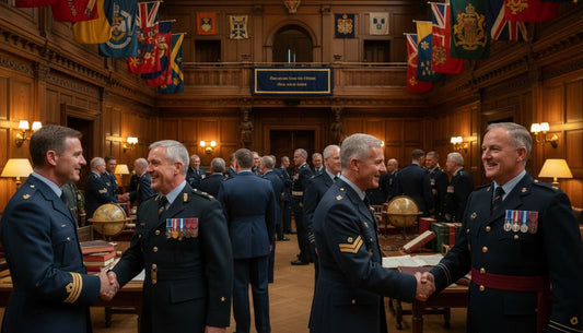 british regimental tie real