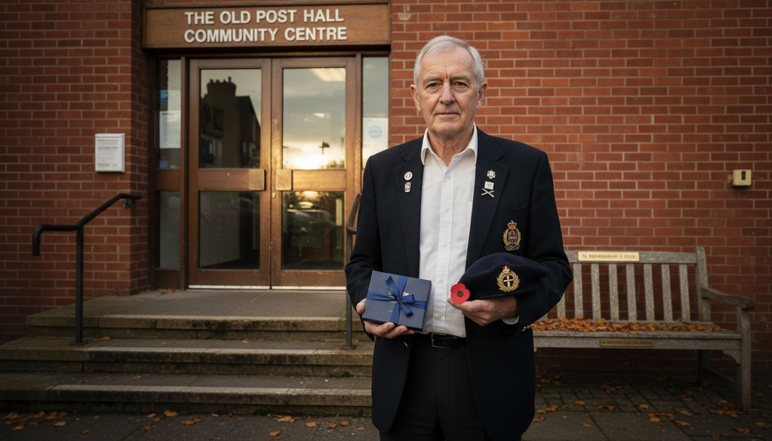 British veteran honoured with gift outside community centre