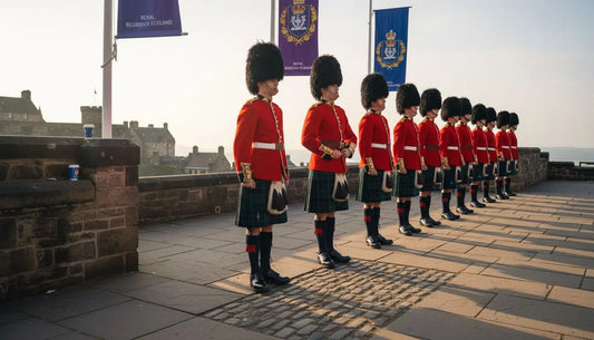 Royal Regiment soldiers in parade formation