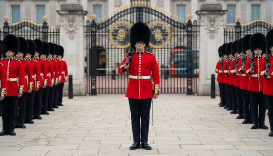 British Honour Guard during ceremonial drill