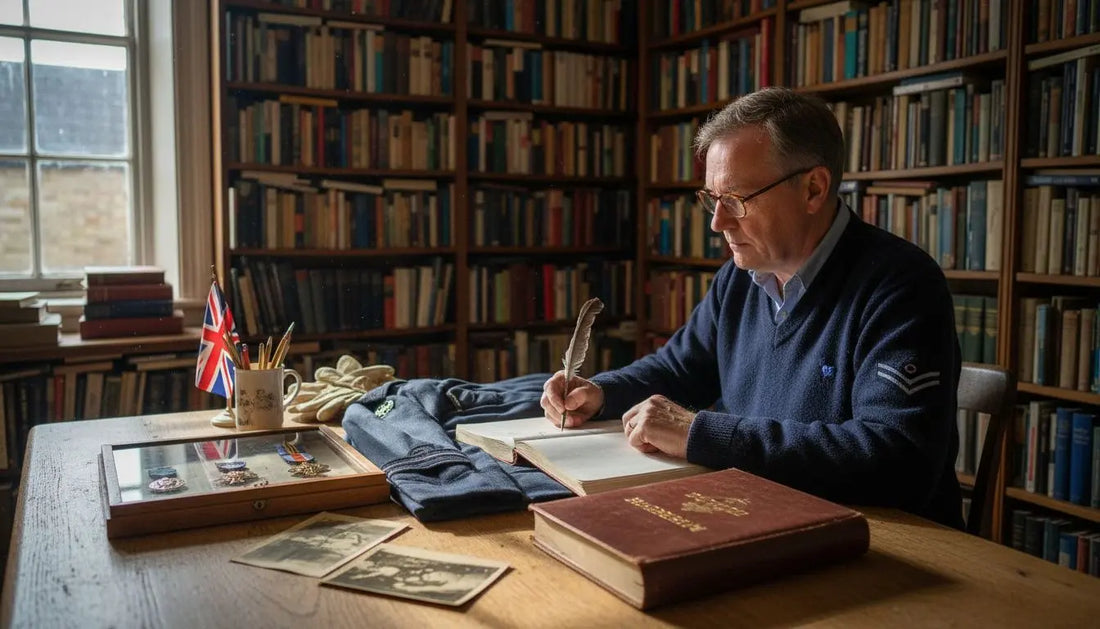 RAF memorabilia collector reviews uniform and medals
