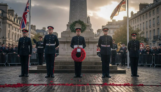 UK military at Remembrance Day ceremony