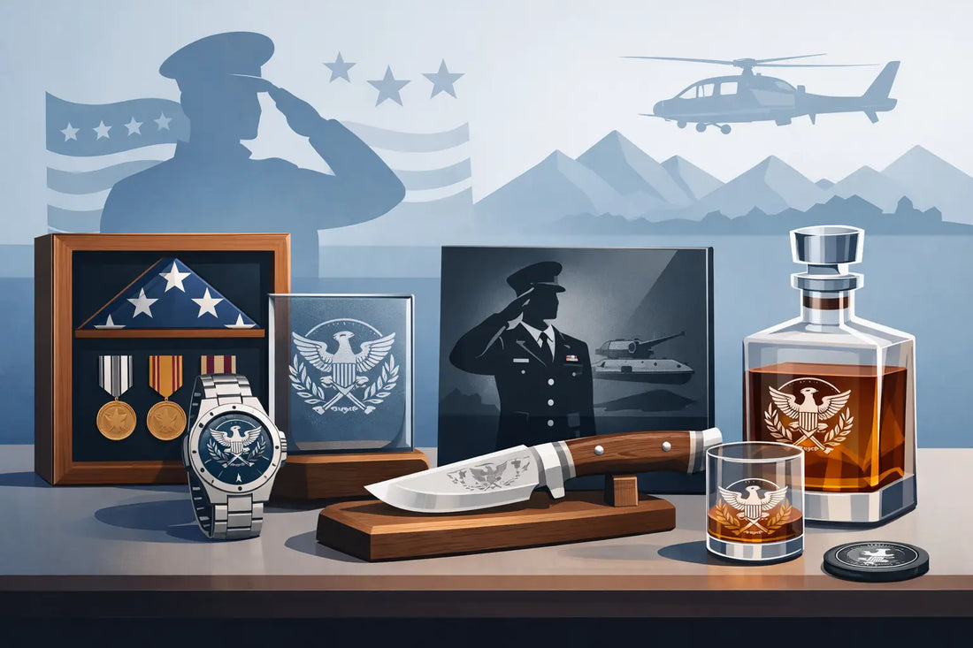 Regimental Engraving Gift Examples for Service