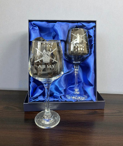 Regimental Wine Glasses