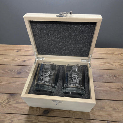 Regimental Twin Glass Whisky Box