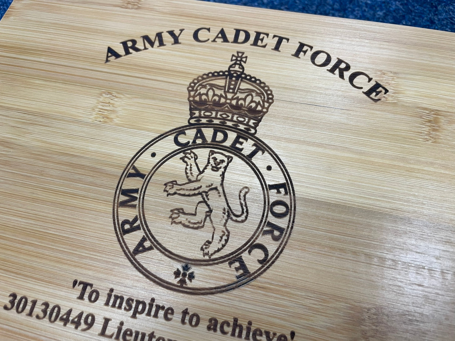 Army Cadet Force, parade and memorabila storage box.