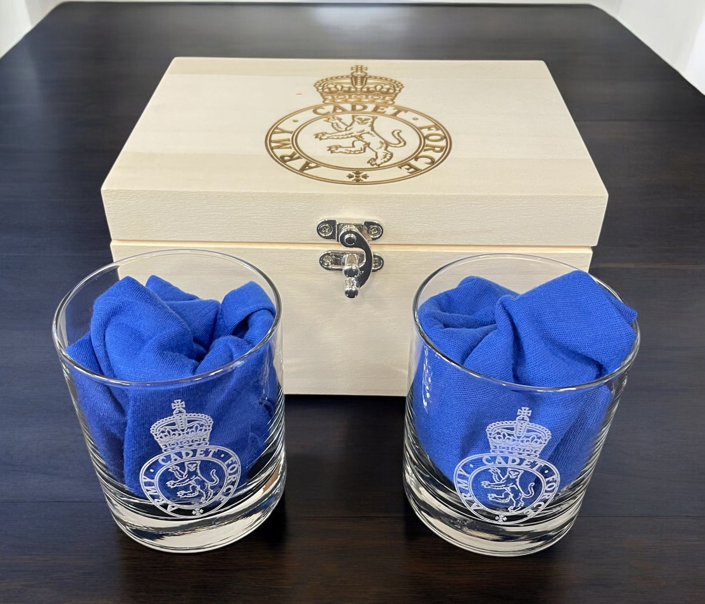 Regimental Twin Glass Whisky Box