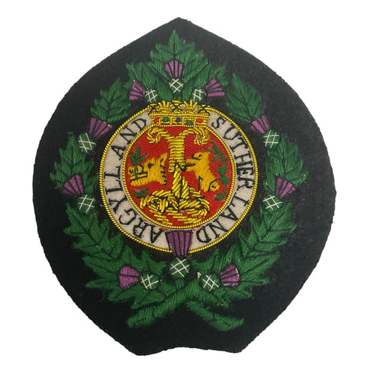 Argyll and Sutherland Highlanders blazer badge